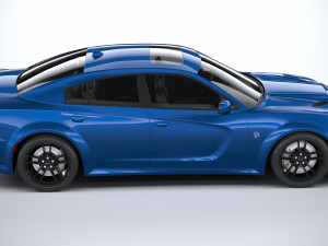 Dodge Charger SRT Hellcat Widebody 2020 3D मॉडल