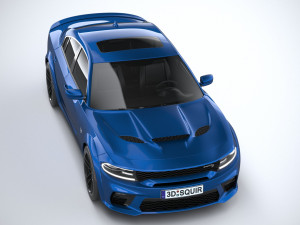 Dodge Charger SRT Hellcat Widebody 2020 3D मॉडल