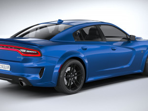 Dodge Charger SRT Hellcat Widebody 2020 3D मॉडल