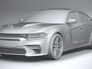 Dodge Charger SRT Hellcat Widebody 2020 3D मॉडल