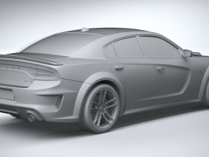 Dodge Charger SRT Hellcat Widebody 2020 3D मॉडल