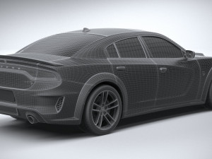 Dodge Charger SRT Hellcat Widebody 2020 3D मॉडल