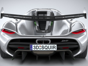 Koenigsegg Jesko 2020 lowpoly 3D 모델
