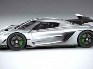 Koenigsegg Jesko 2020 lowpoly 3D 모델