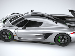 Koenigsegg Jesko 2020 lowpoly 3D 모델