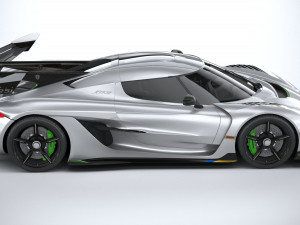 Koenigsegg Jesko 2020 lowpoly 3D 모델