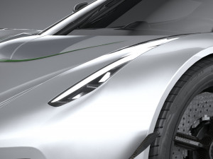 Koenigsegg Jesko 2020 lowpoly 3D 모델