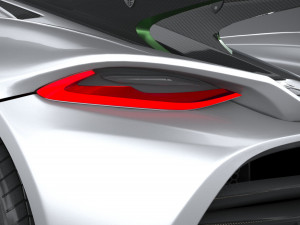 Koenigsegg Jesko 2020 lowpoly 3D 모델