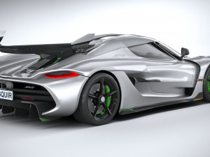 Koenigsegg Jesko 2020 lowpoly 3D 모델