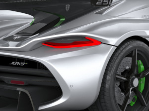 Koenigsegg Jesko 2020 lowpoly 3D 모델