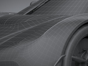 Koenigsegg Jesko 2020 lowpoly 3D 모델