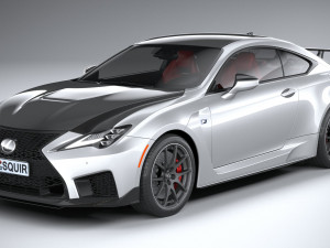 Lexus RC-F Track Edition 2020 Model 3D