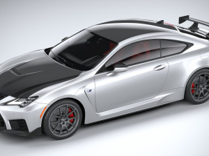 Lexus RC-F Track Edition 2020 Model 3D