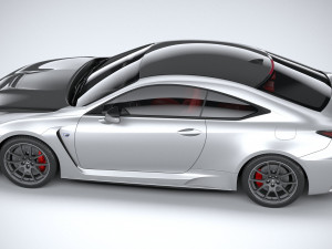 Lexus RC-F Track Edition 2020 Model 3D
