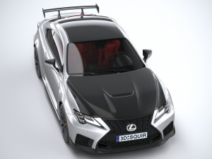 Lexus RC-F Track Edition 2020 Model 3D