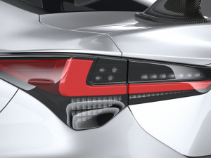 Lexus RC-F Track Edition 2020 Model 3D
