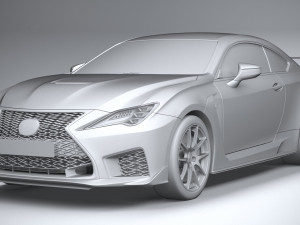 Lexus RC-F Track Edition 2020 Model 3D