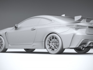 Lexus RC-F Track Edition 2020 Model 3D