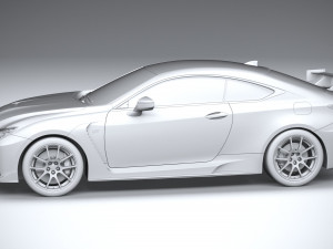 Lexus RC-F Track Edition 2020 Model 3D