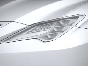 Lexus RC-F Track Edition 2020 Model 3D
