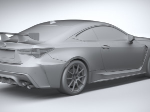 Lexus RC-F Track Edition 2020 Model 3D