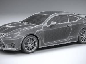 Lexus RC-F Track Edition 2020 Model 3D