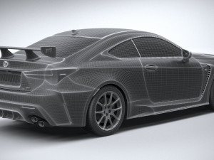 Lexus RC-F Track Edition 2020 Model 3D