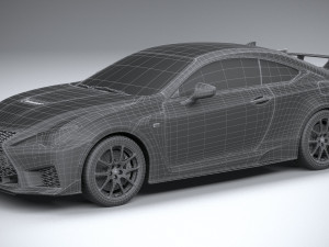 Lexus RC-F Track Edition 2020 Model 3D