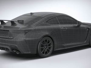 Lexus RC-F Track Edition 2020 Model 3D