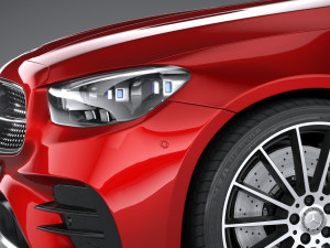 Mercedes-Benz E-class Cabriolet AMG Line 2021 Modèle 3D