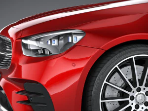 Mercedes-Benz E-class Cabriolet AMG Line 2021 3D Model