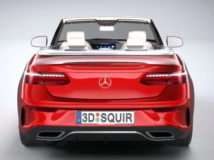 Mercedes-Benz E-class Cabriolet AMG Line 2021 3D Model