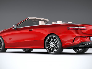Mercedes-Benz E-class Cabriolet AMG Line 2021 Modèle 3D