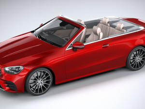 Mercedes-Benz E-class Cabriolet AMG Line 2021 Modèle 3D