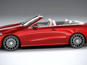 Mercedes-Benz E-class Cabriolet AMG Line 2021 3D Model