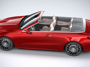 Mercedes-Benz E-class Cabriolet AMG Line 2021 Modèle 3D