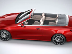 Mercedes-Benz E-class Cabriolet AMG Line 2021 3D Model