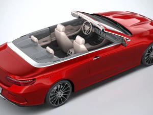 Mercedes-Benz E-class Cabriolet AMG Line 2021 3D Model