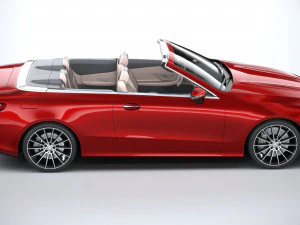 Mercedes-Benz E-class Cabriolet AMG Line 2021 3D Model