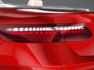 Mercedes-Benz E-class Cabriolet AMG Line 2021 3D Model