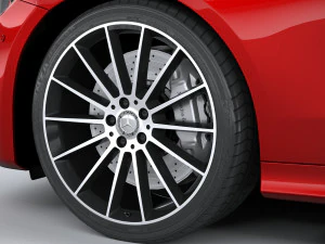 Mercedes-Benz E-class Cabriolet AMG Line 2021 3D Model