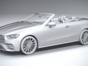 Mercedes-Benz E-class Cabriolet AMG Line 2021 Modèle 3D