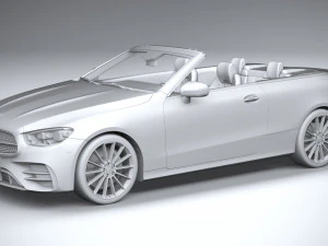 Mercedes-Benz E-class Cabriolet AMG Line 2021 3D Model