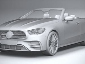Mercedes-Benz E-class Cabriolet AMG Line 2021 Modèle 3D