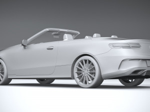 Mercedes-Benz E-class Cabriolet AMG Line 2021 Modèle 3D
