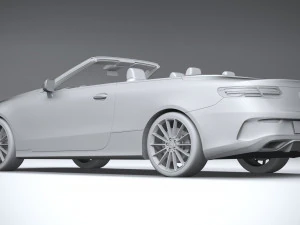 Mercedes-Benz E-class Cabriolet AMG Line 2021 3D Model