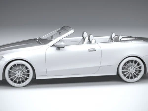 Mercedes-Benz E-class Cabriolet AMG Line 2021 3D Model
