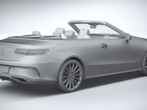 Mercedes-Benz E-class Cabriolet AMG Line 2021 Modèle 3D