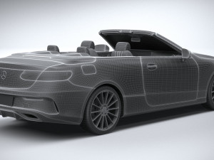 Mercedes-Benz E-class Cabriolet AMG Line 2021 Modèle 3D