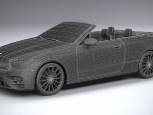 Mercedes-Benz E-class Cabriolet AMG Line 2021 3D Model